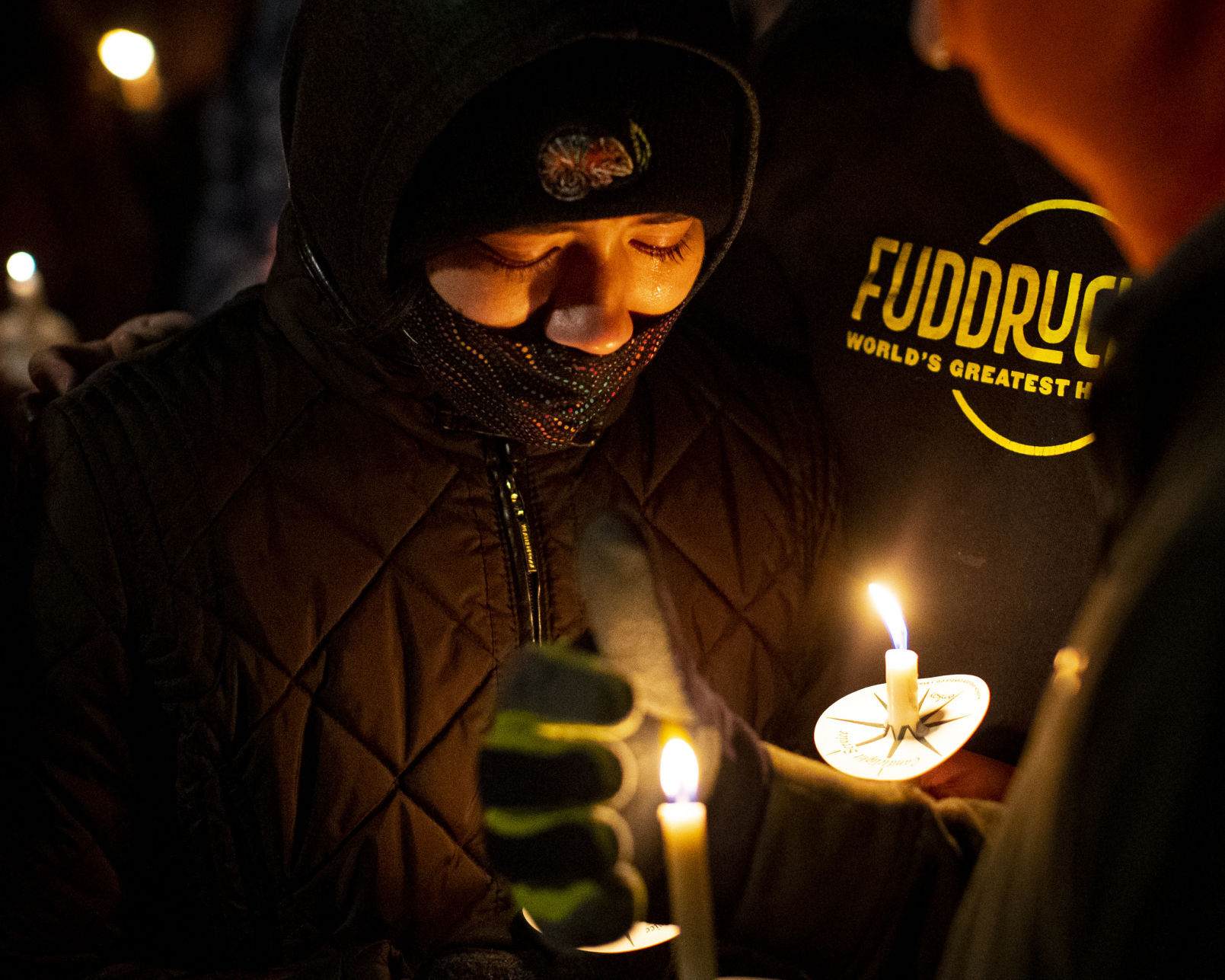 Candlelight vigil for Christine Croft